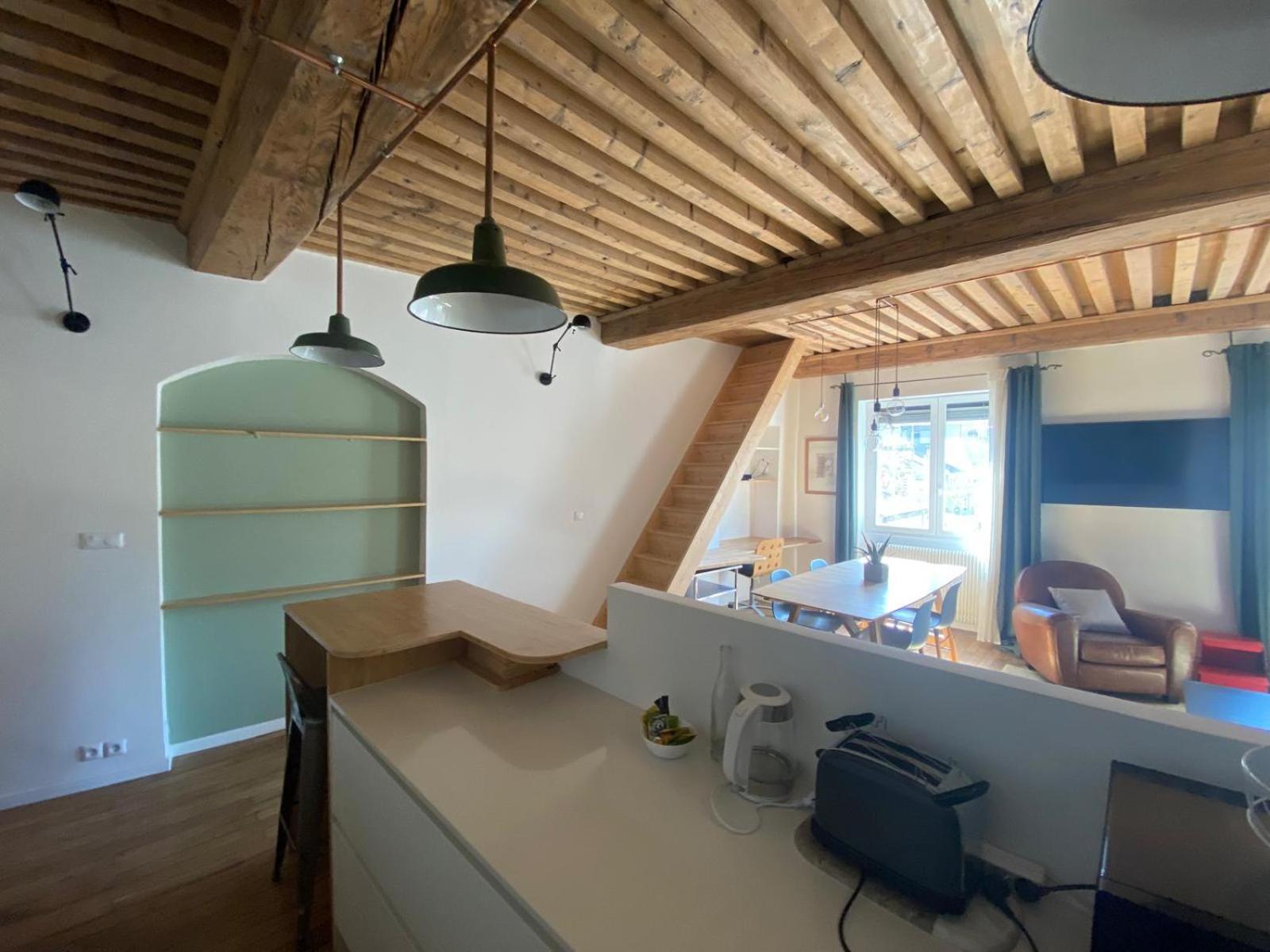 Appartement T3 Hyper Centre De Lyon, Super Vue Fourviere Esterno foto